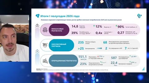 Кадр из ролика: Ozon после атак, отчёты Татнефти, Мосбиржи и ФосАгро - Будни Мосбиржи